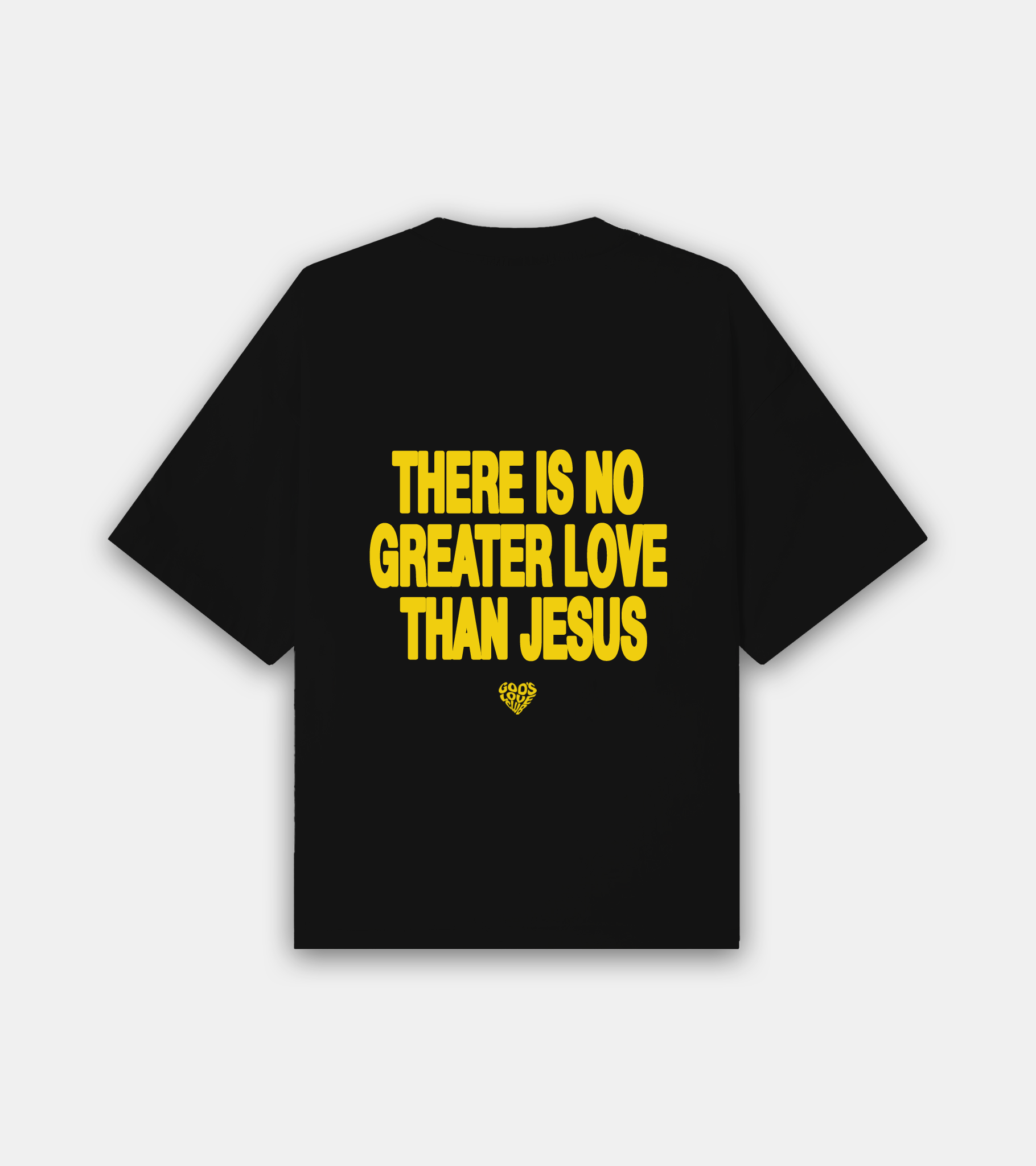 GREATEST LOVE TEE YELLOW - BLACK