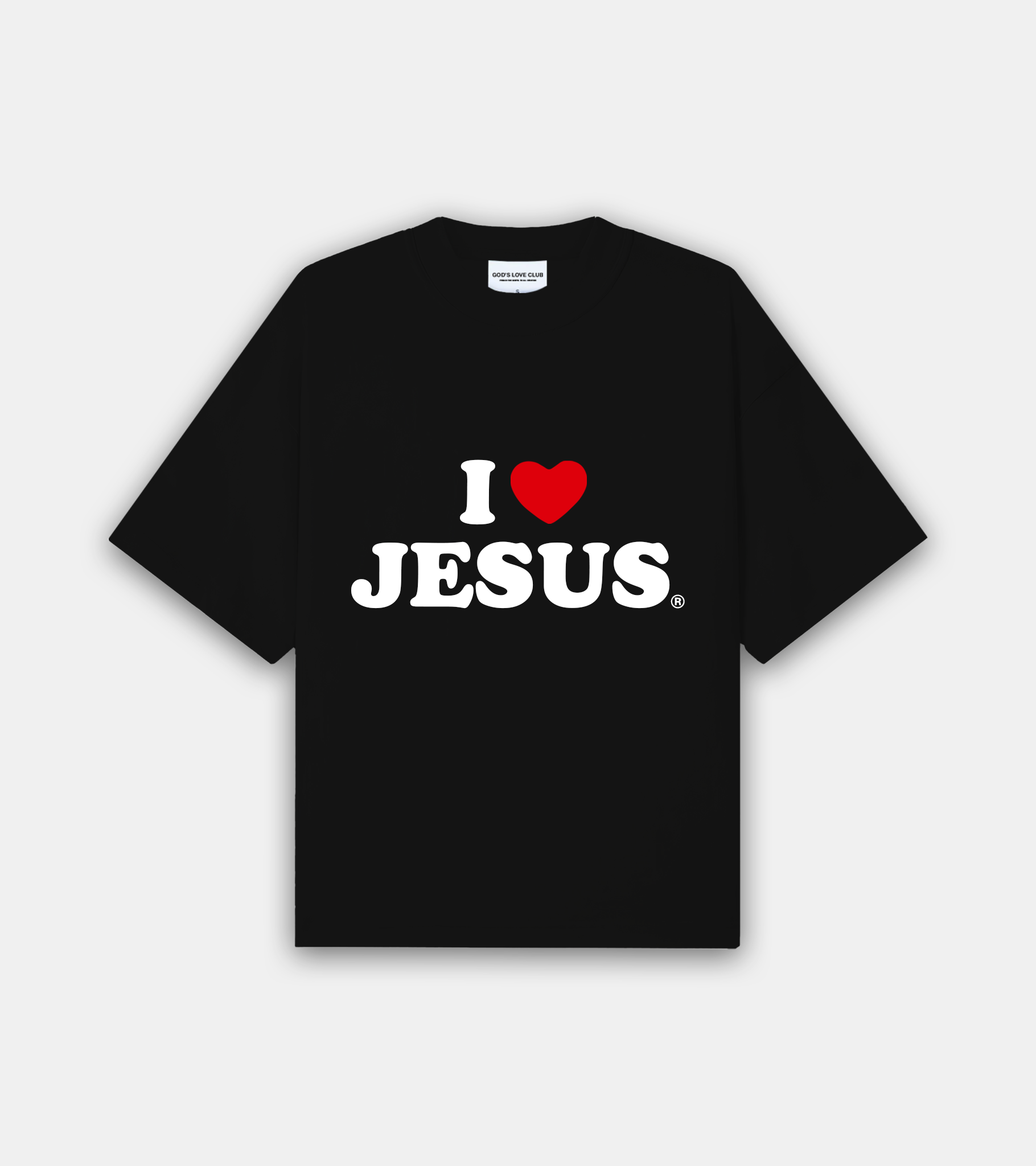 I LOVE JESUS TEE - BLACK
