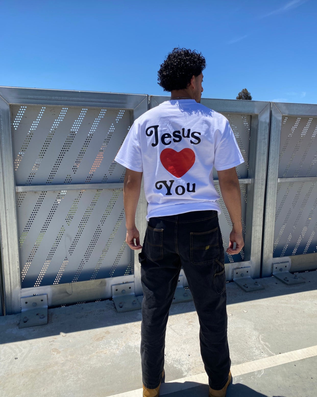 Jesus Loves You Tee - White