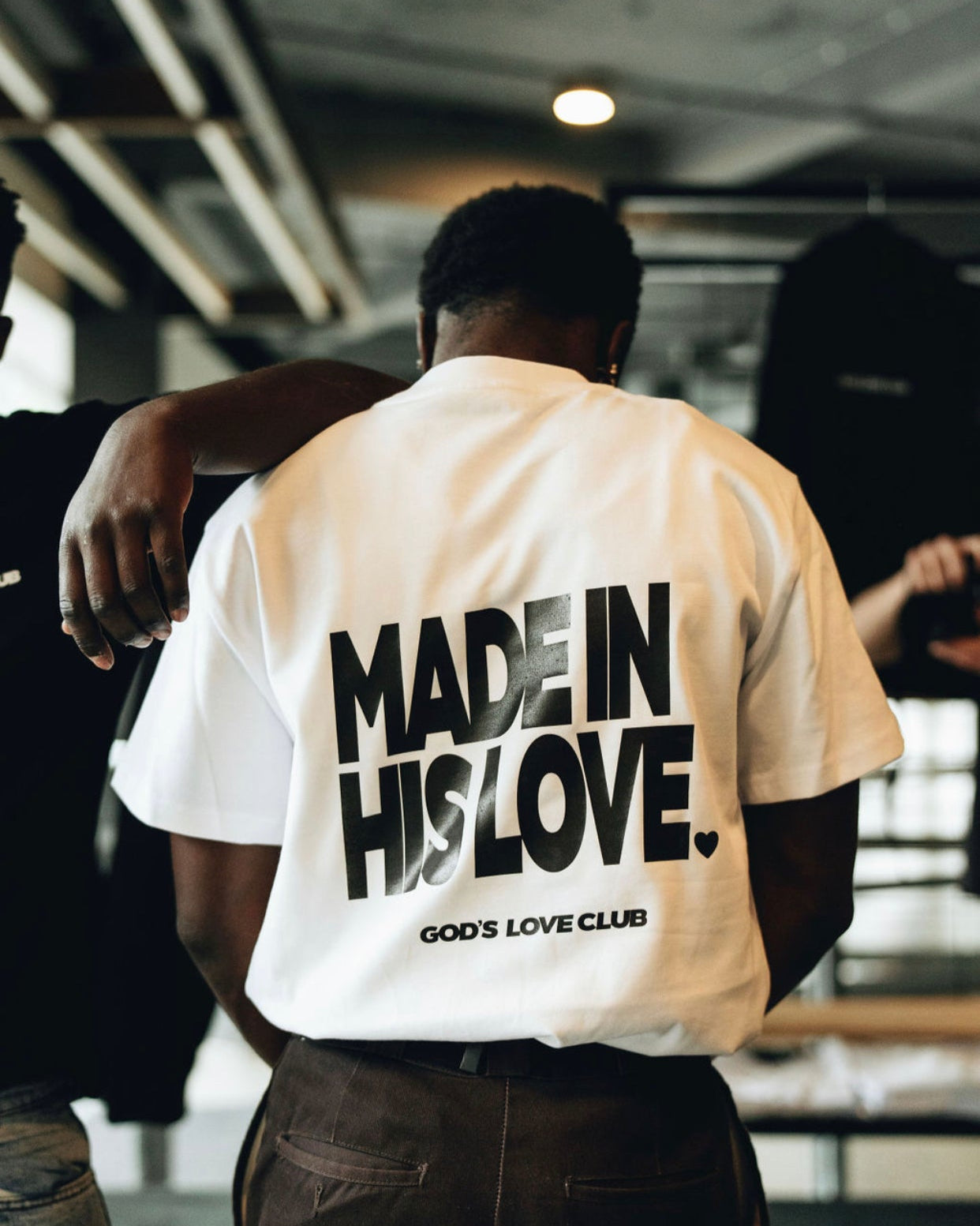 MADE IN HIS LOVE TEE - WHITE