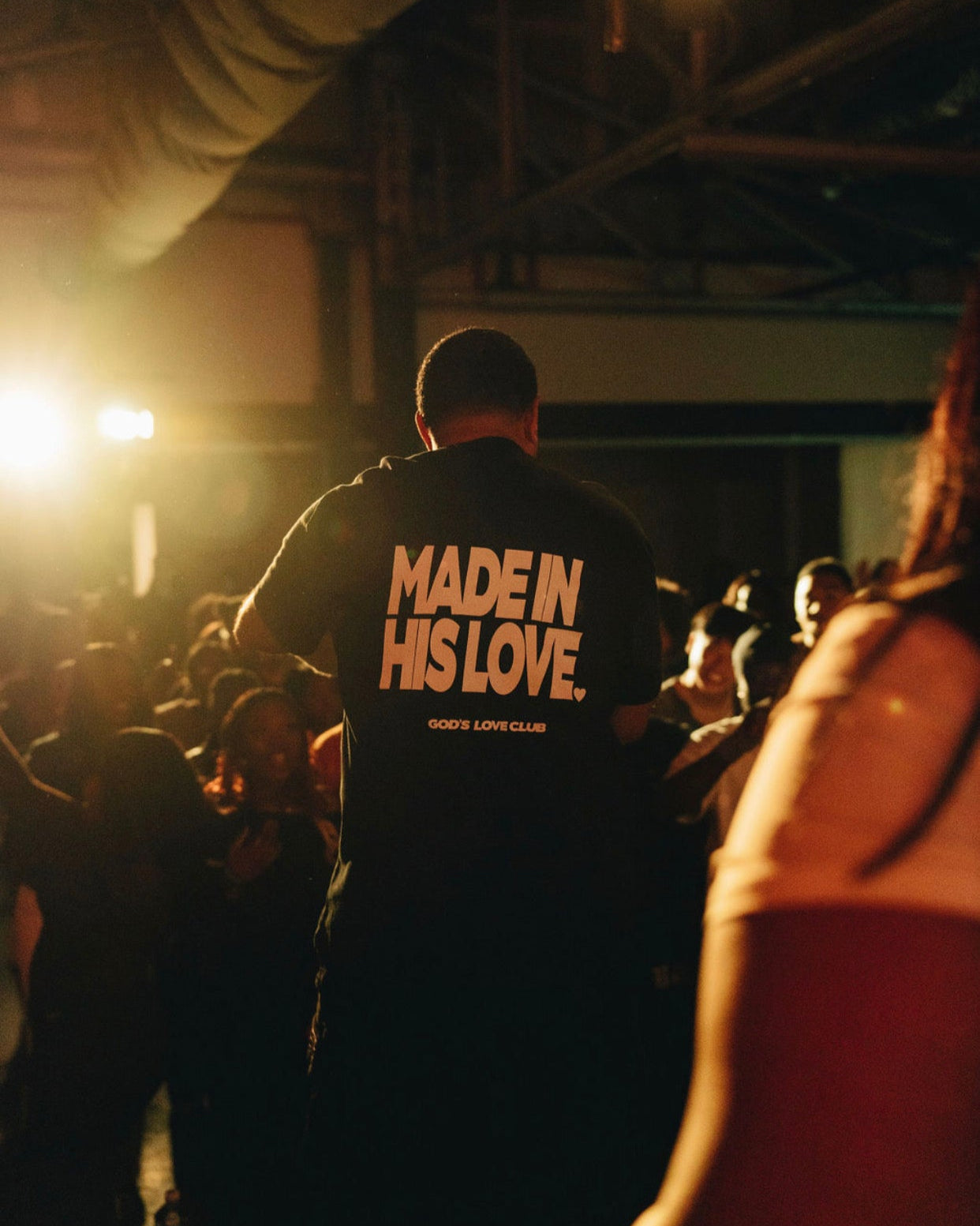 Made In His Love Tee - Black