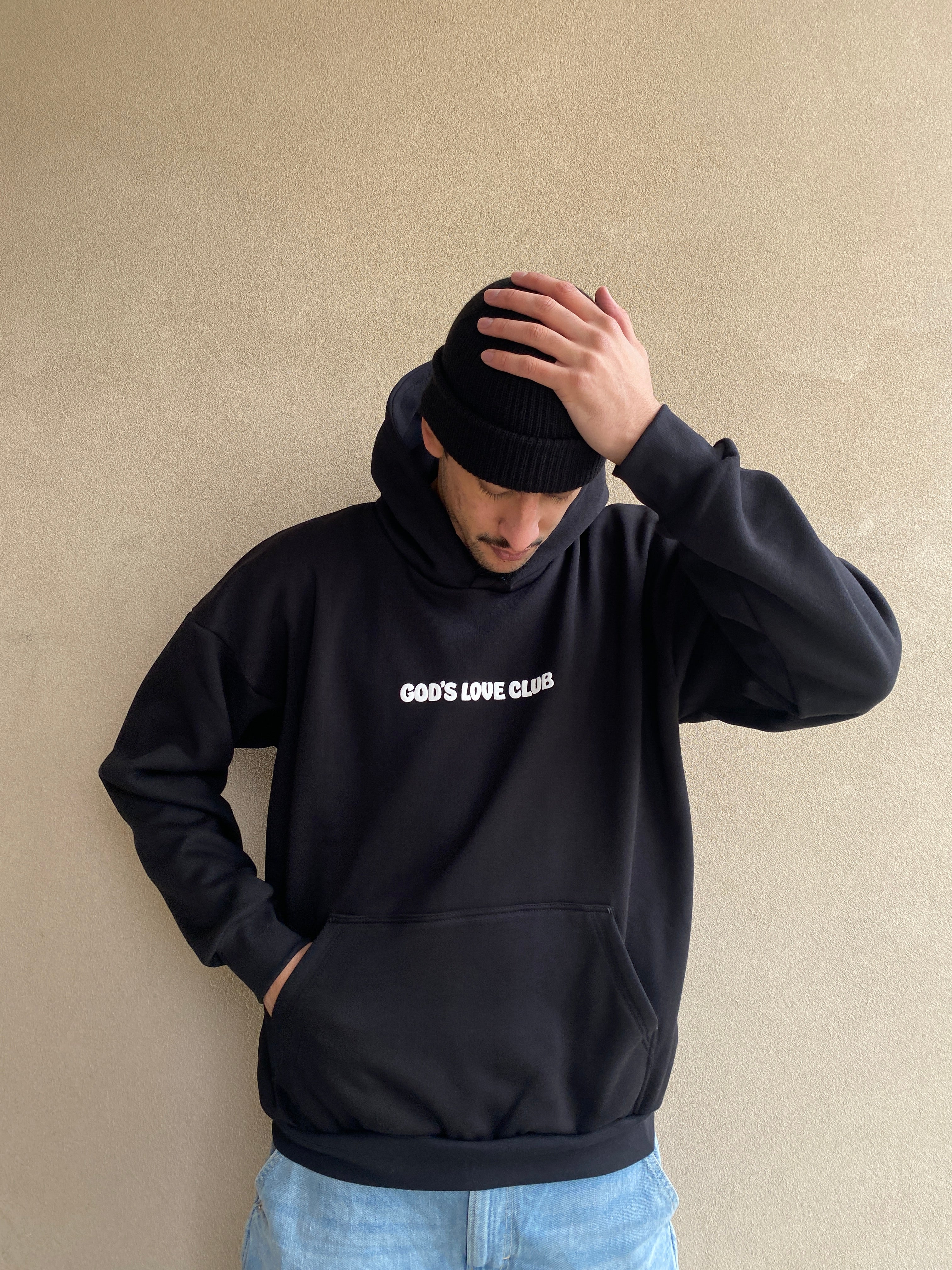 THE LOVE HOODIE - BLACK