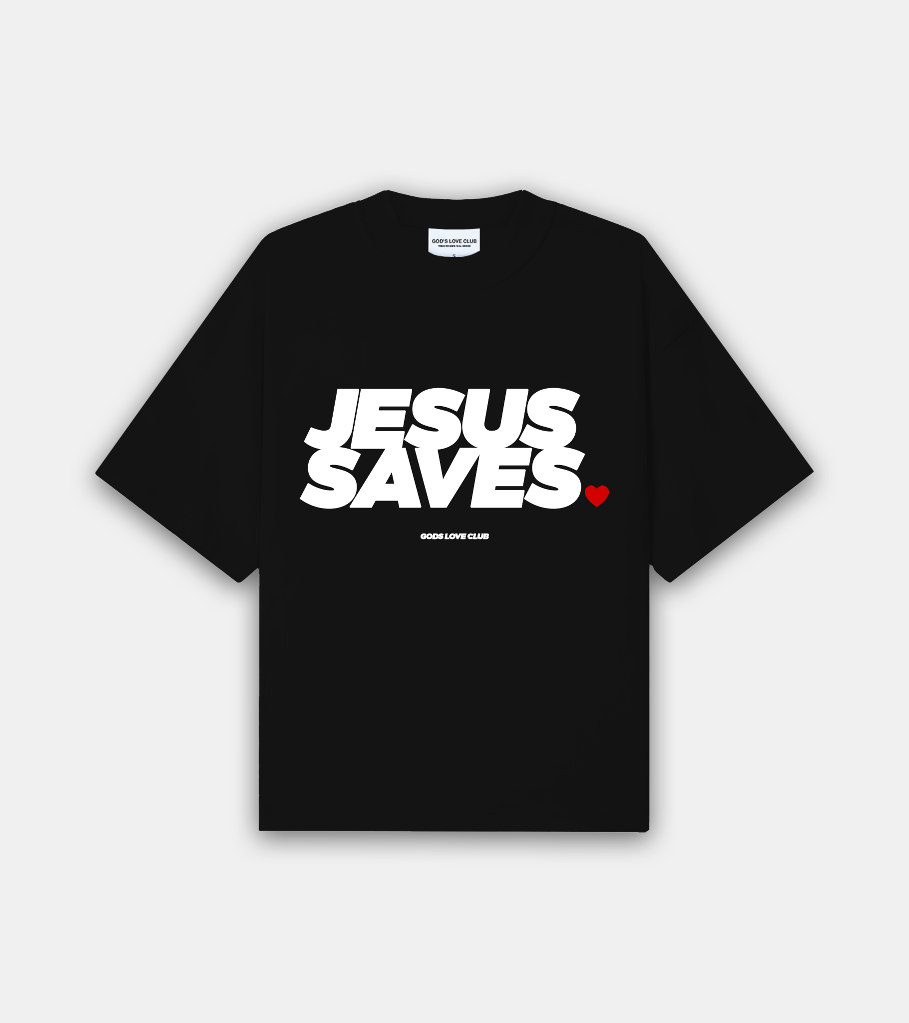 Jesus Saves Tee - Black