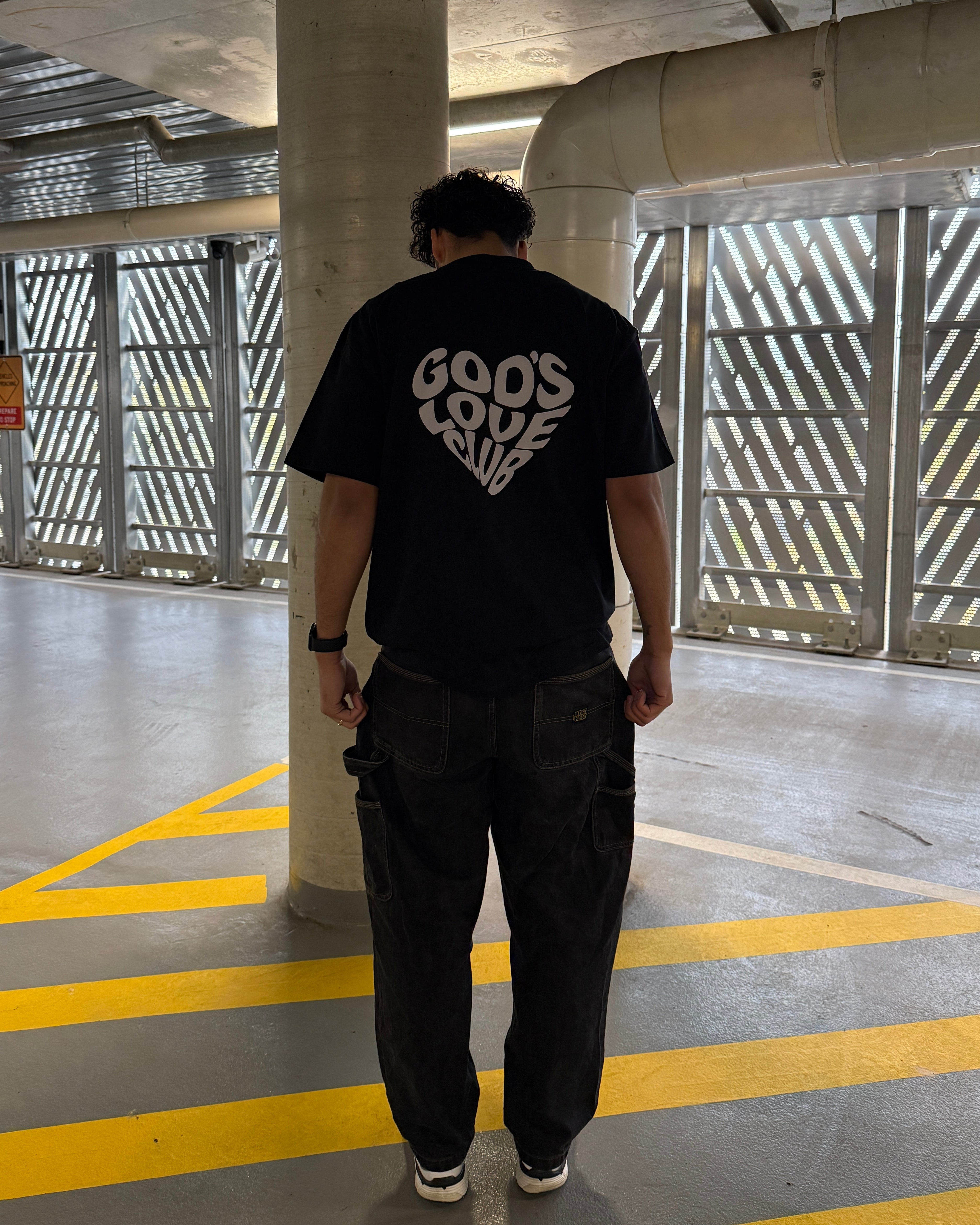 LOVE CLUB TEE - BLACK