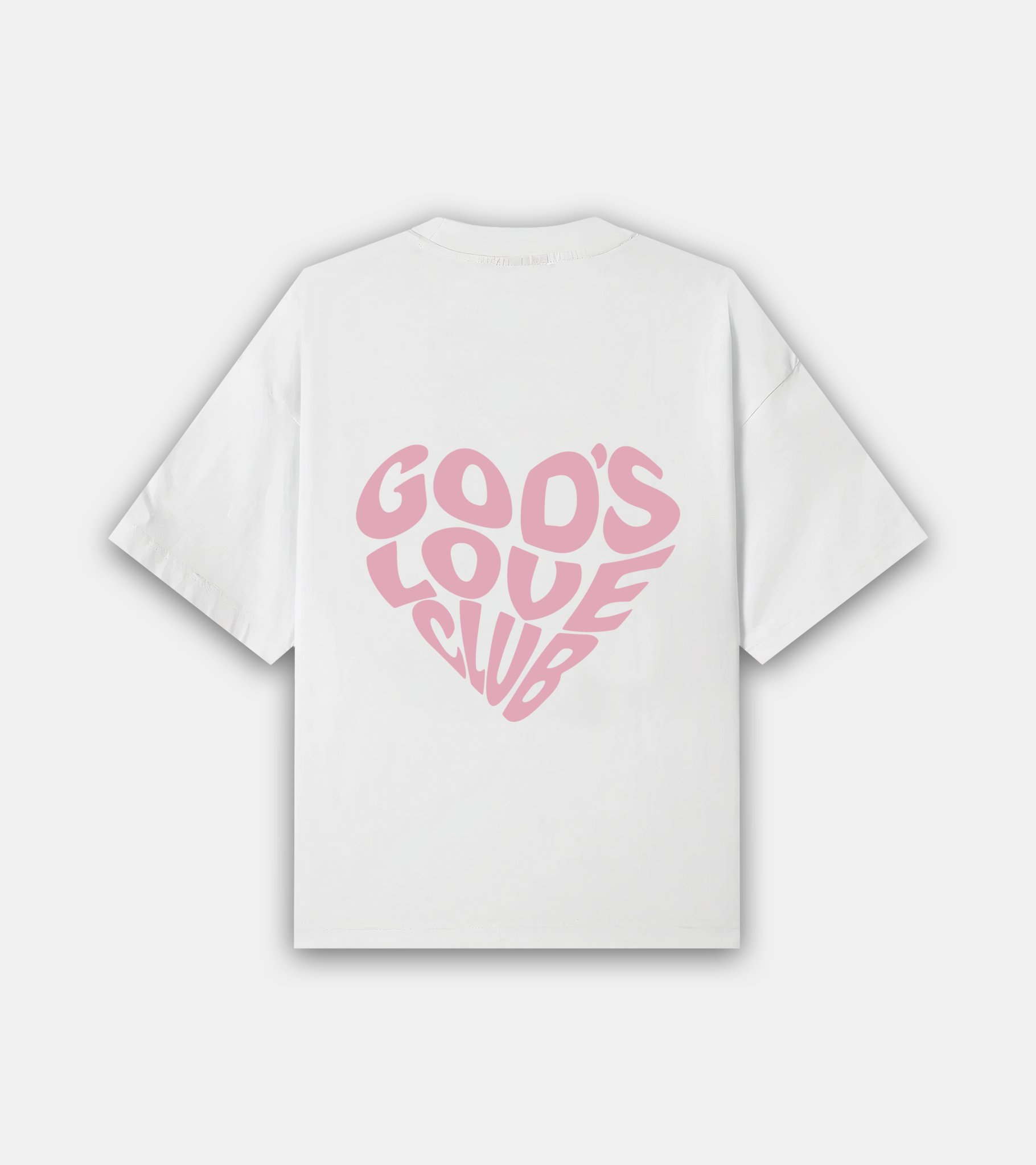 Pink Love Club Tee - White