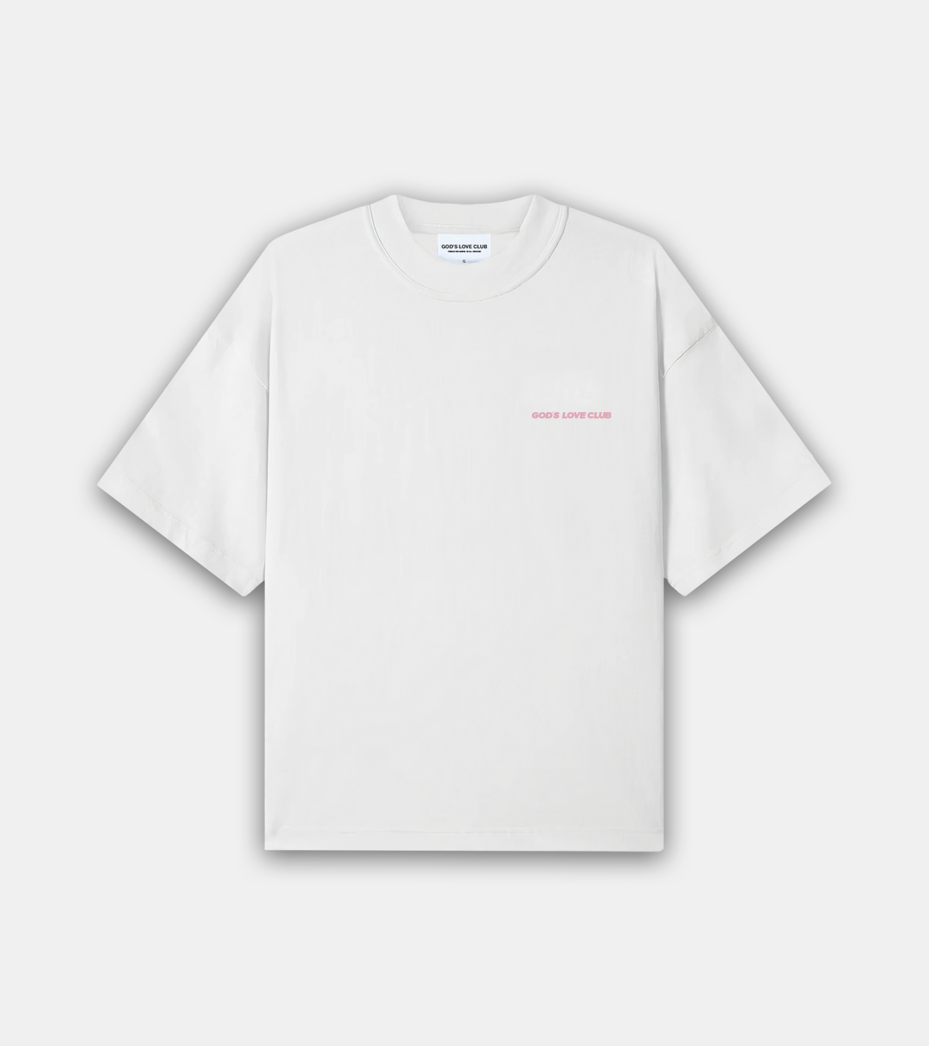 Pink Love Club Tee - White