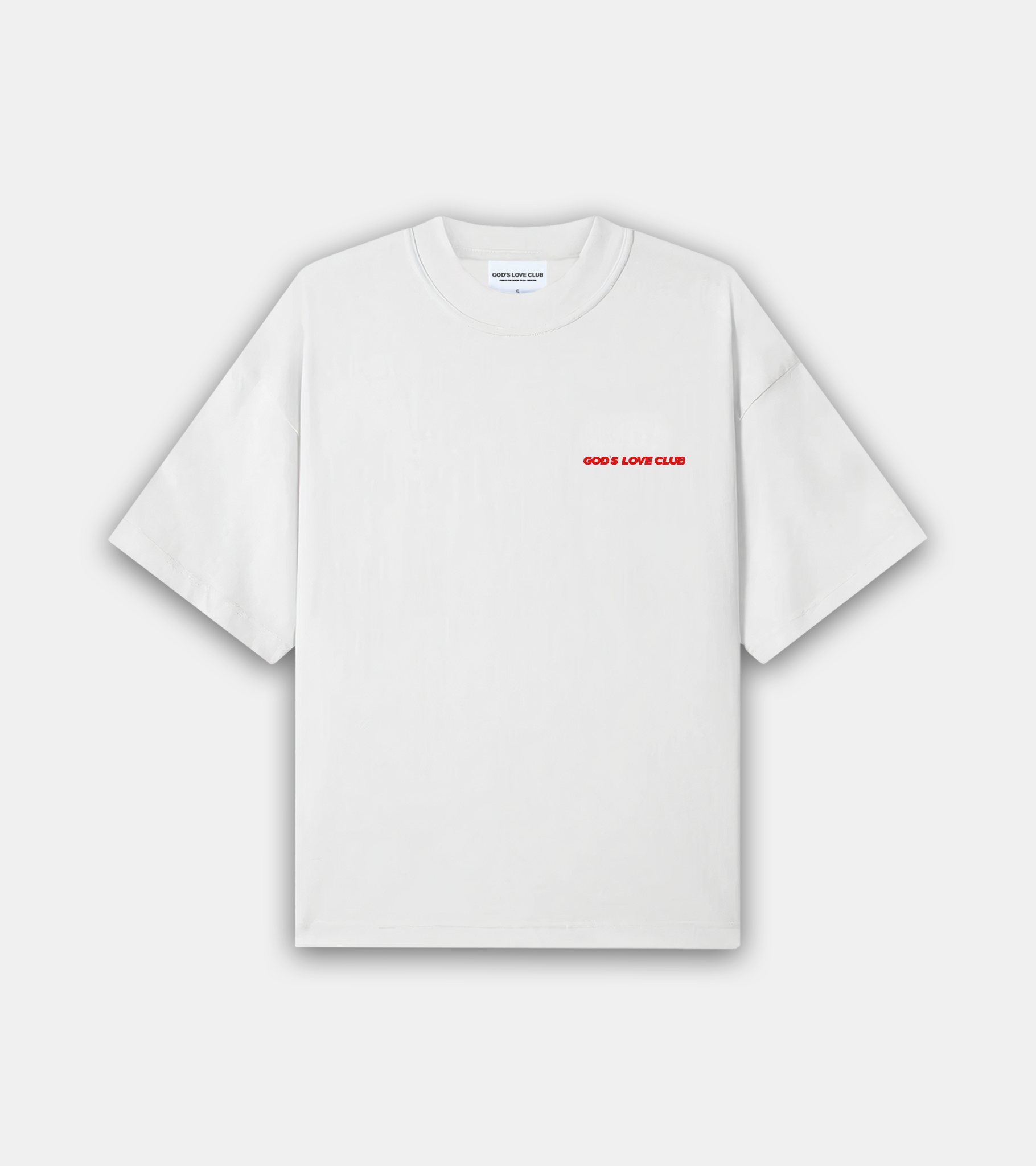Red Love Club Tee - White