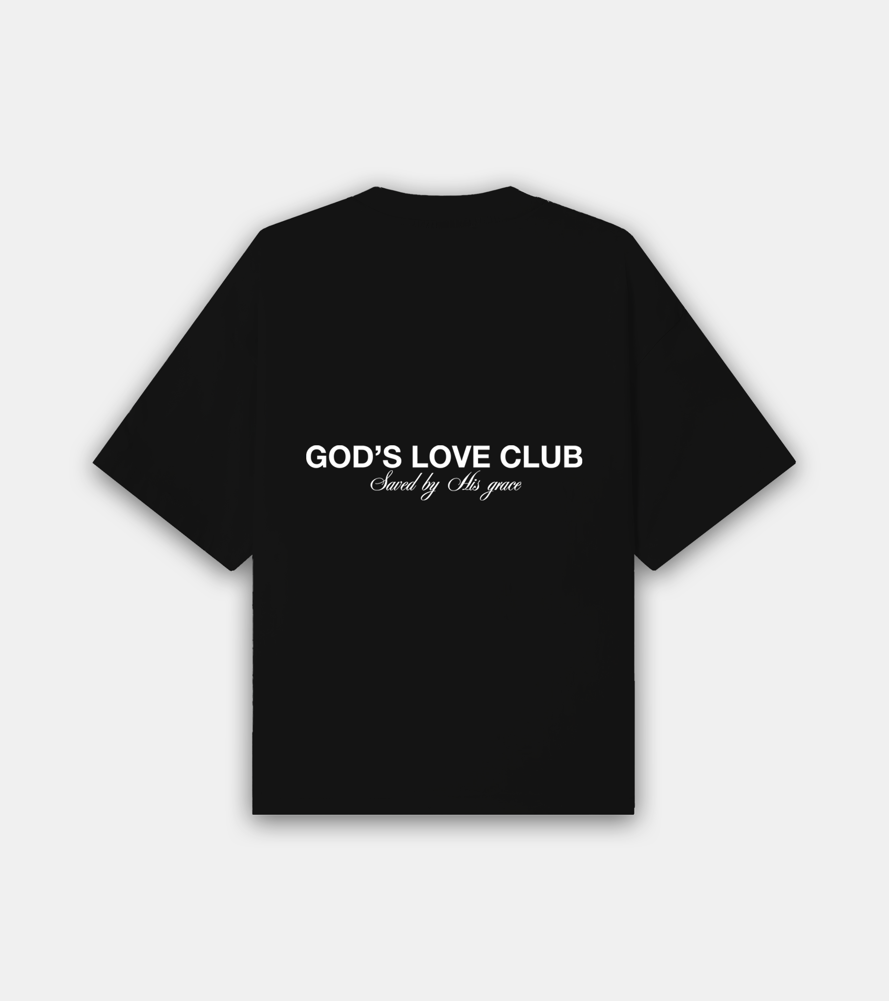 SAVED BY HIS GRACE TEE - BLACK