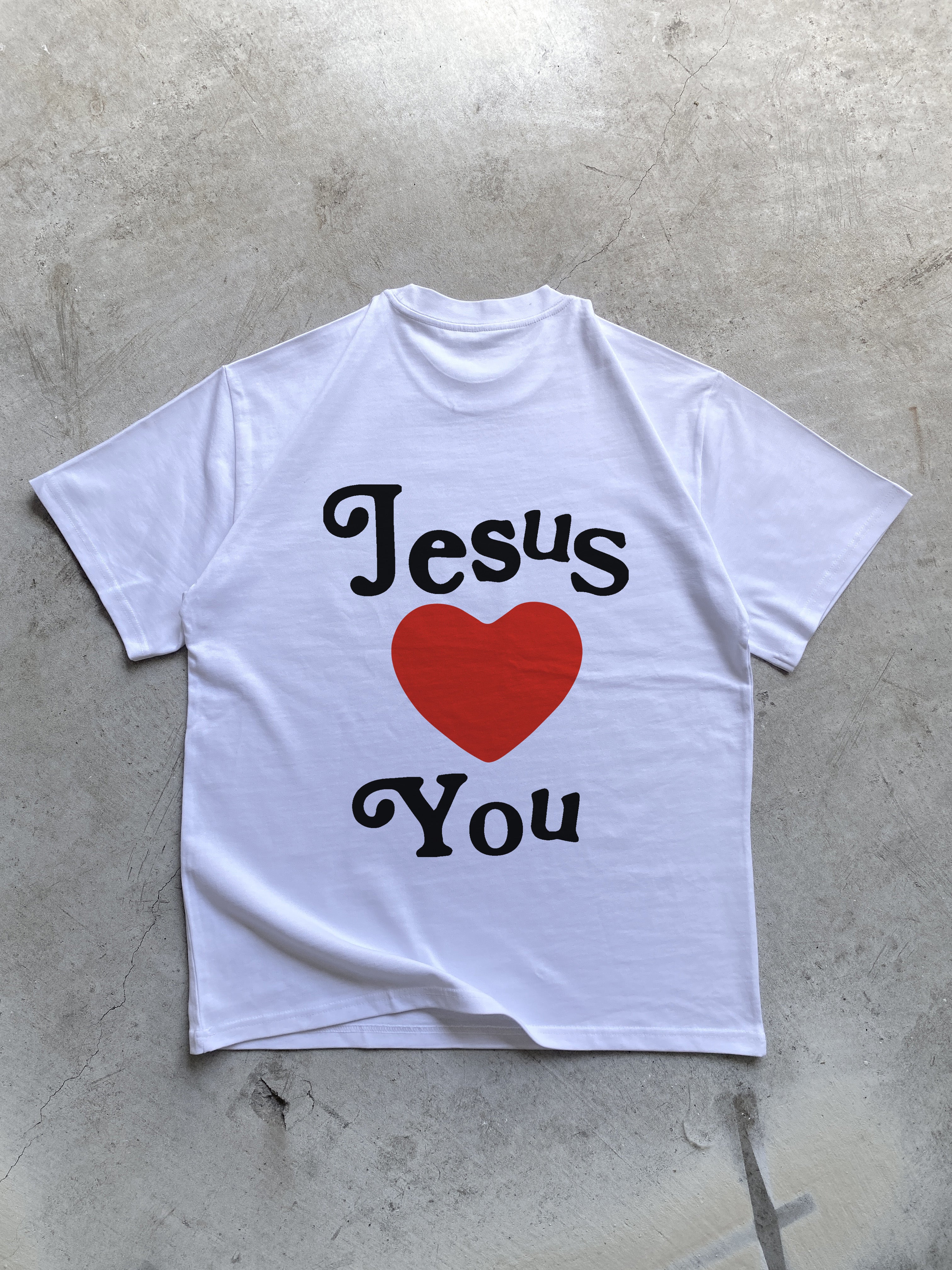 JESUS LOVES YOU TEE - WHITE