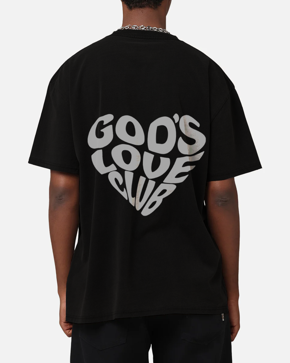 LOVE CLUB TEE - BLACK