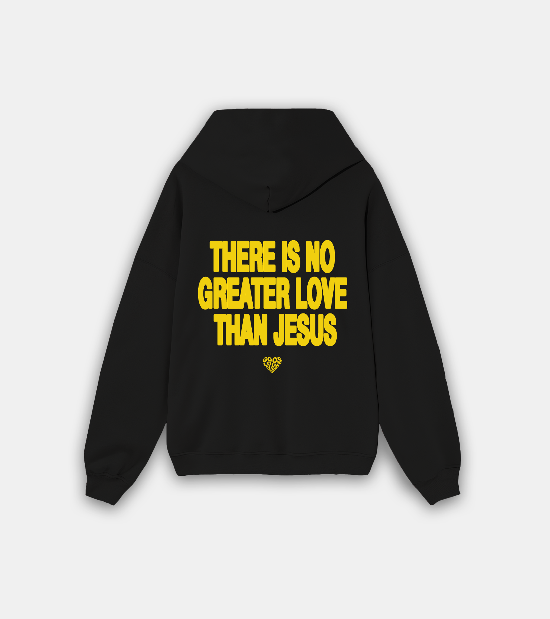 GREATEST LOVE HOODIE - YELLOW/BLACK
