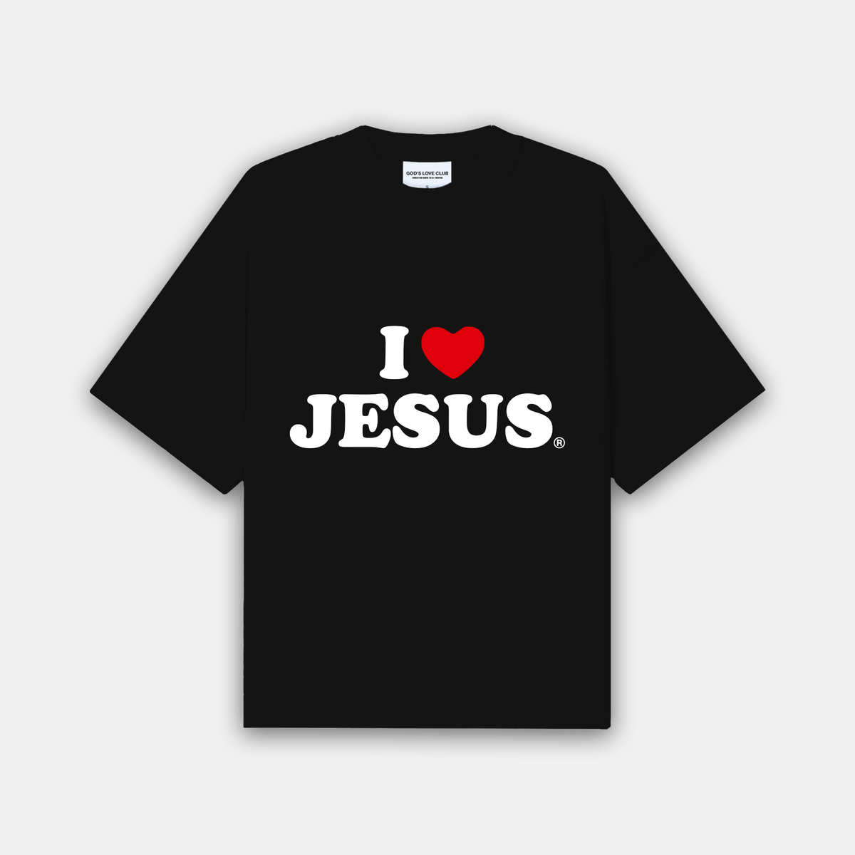 I LOVE JESUS TEE - BLACK