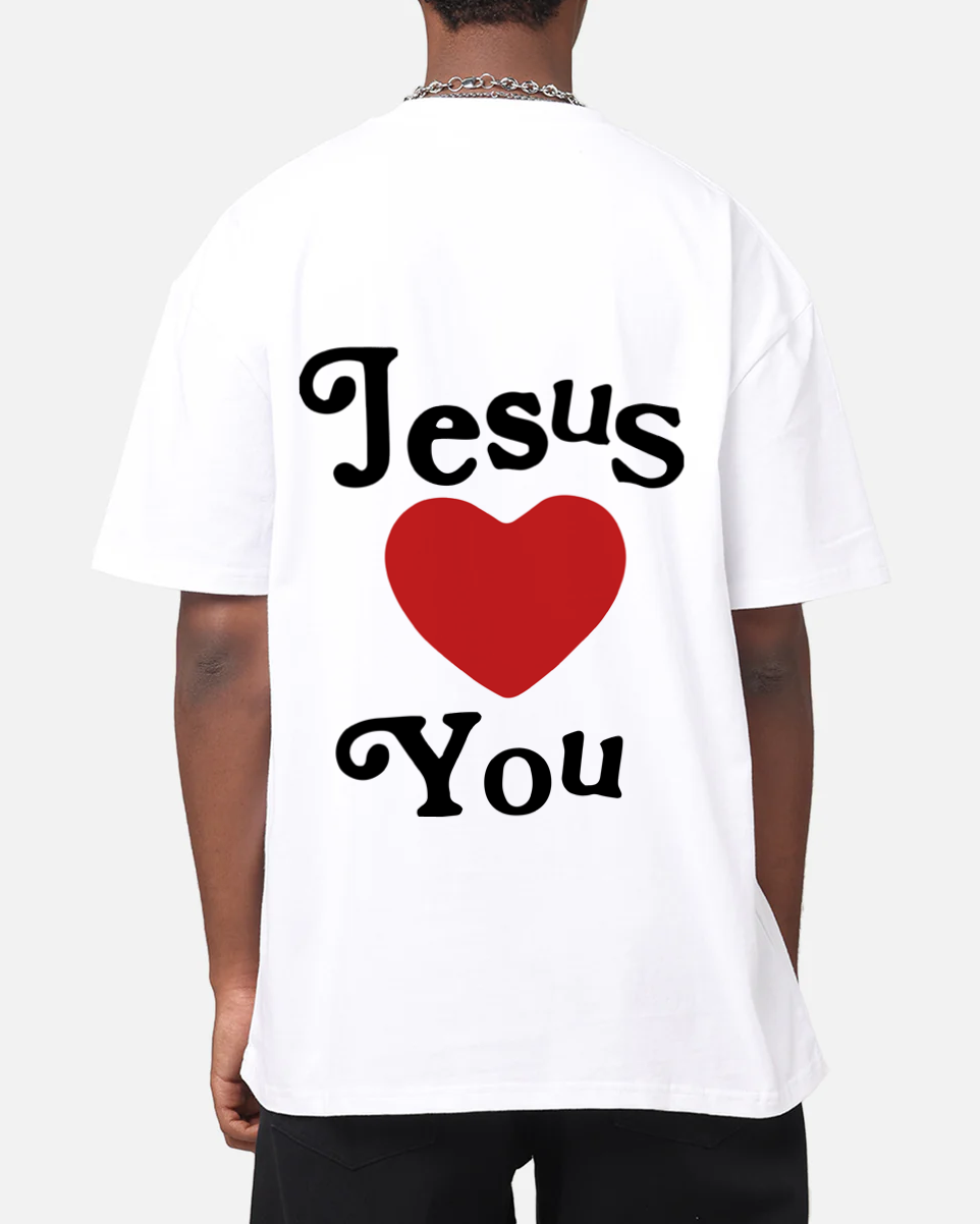 JESUS LOVES YOU TEE - WHITE